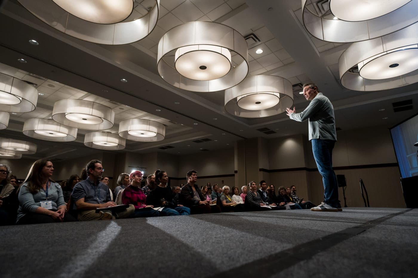 Training / Event Photo — Wide shot of Power Series event, group training, or retreat. Min 1400px wide.